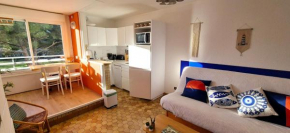 Studio 4 pers, cosy ,3mn mer, parking